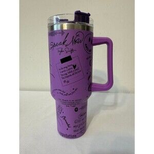 TAYLOR SWIFT 1989 "Speak Now " Travel Mug nwot